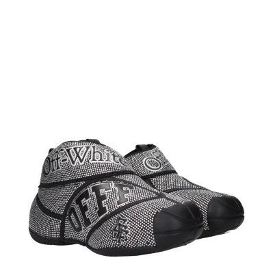 Black Cotton Sneakers