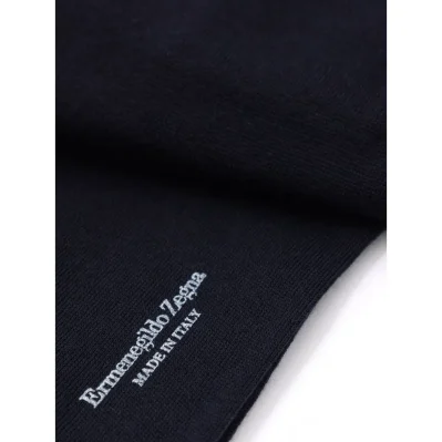 Navy Blue Wool Sock
