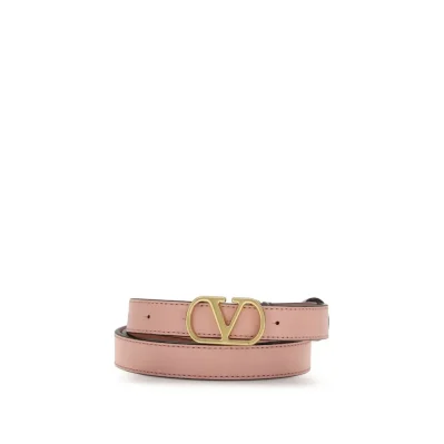 Multicolor Calf Leather Bos Taurus Thin Belt