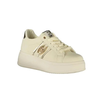 Beige Polyester Sneaker