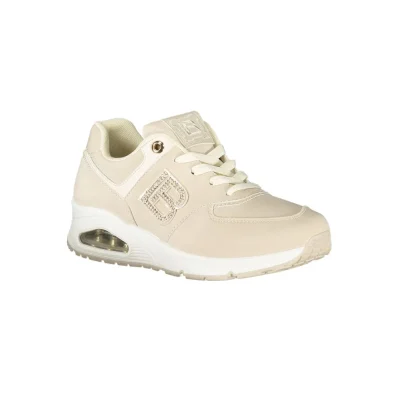 Beige Polyester Sneaker