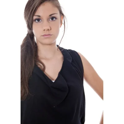Black Nylon Sweater