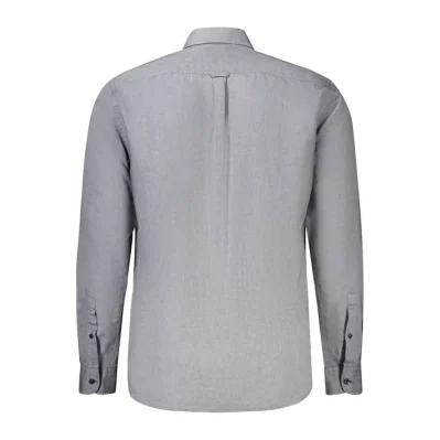 Blue Cotton Men Shirt