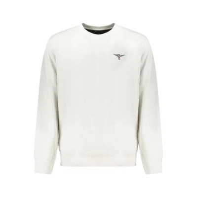 Gray Recycled Cotton Men Sweater