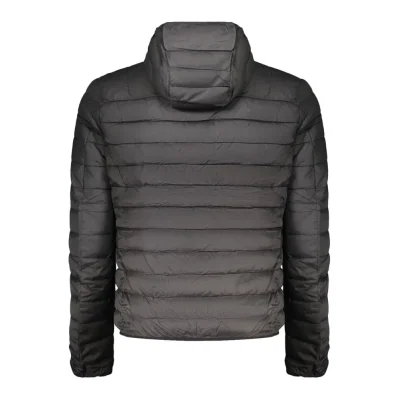 Black Polyester Men's Jacket
