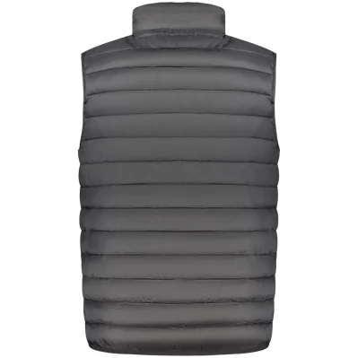 Black Polyester Men Jacket
