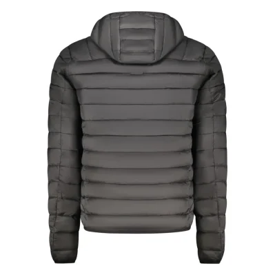 Black Polyester Men's Jacket