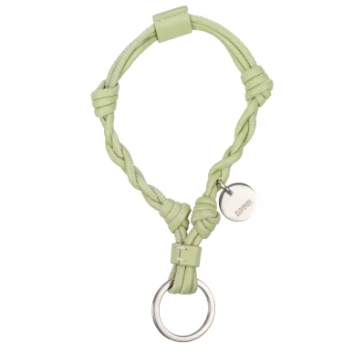 Green Leather Keychains