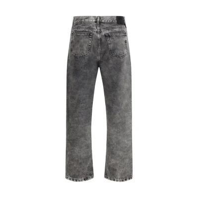 Five-pocket Jeans with mini studs