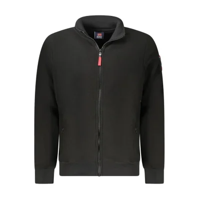 Black Polyester Sweatshirt