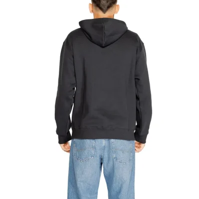 Black Cotton Hoody