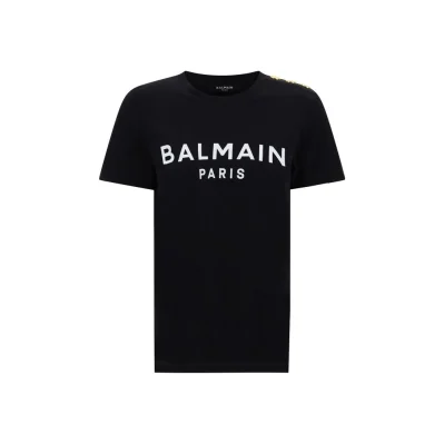 Black Cotton T-Shirt