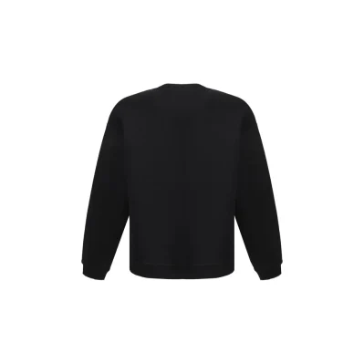 Black Cotton Sweatshirt