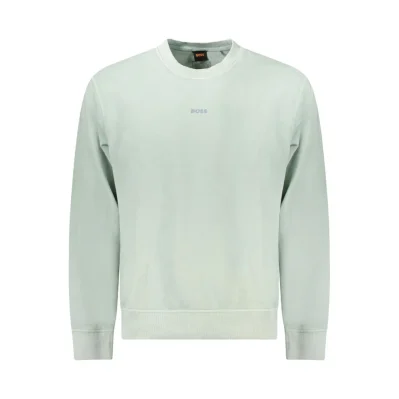 Green Cotton Men Sweater
