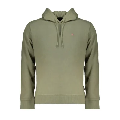 Green Cotton Men Sweater