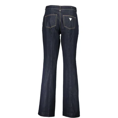Blue Cotton Women Jeans