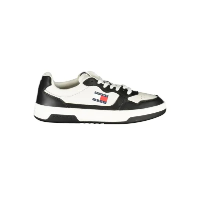 Black Leather Men Sneaker