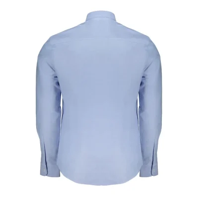 Light Blue Cotton Men Shirt