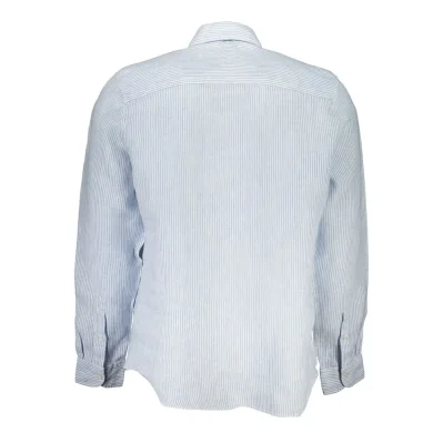 Light Blue Linen Men Shirt
