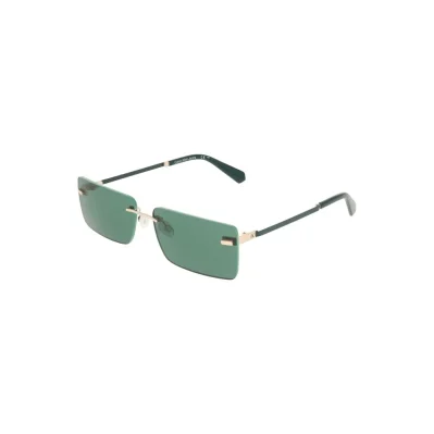 Green Metal Women Sunglass