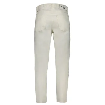 White Cotton Men's Jeans