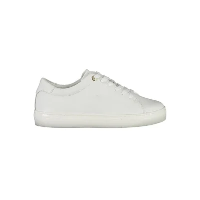 White Leather Women Sneaker