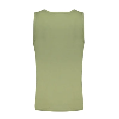 Green Cotton Men Shirt