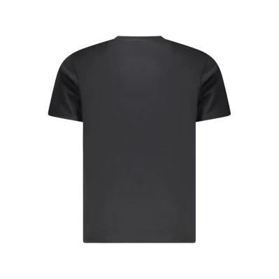 Black Cotton Men T-Shirt