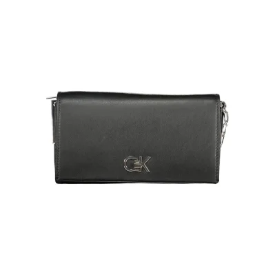 Black Polyester Handbag