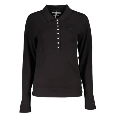Black Cotton Polo Shirt