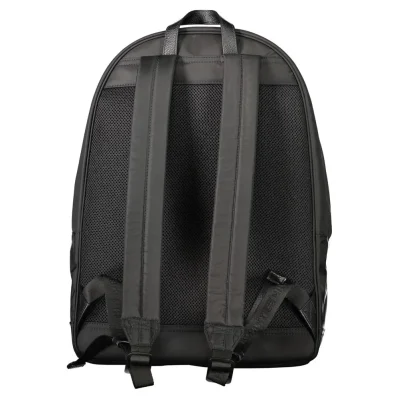 Black Polyester Backpack
