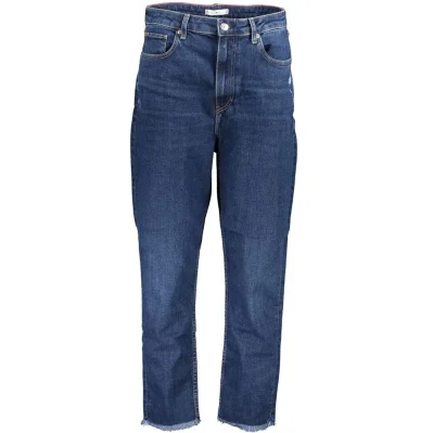 Blue Cotton Women Jeans