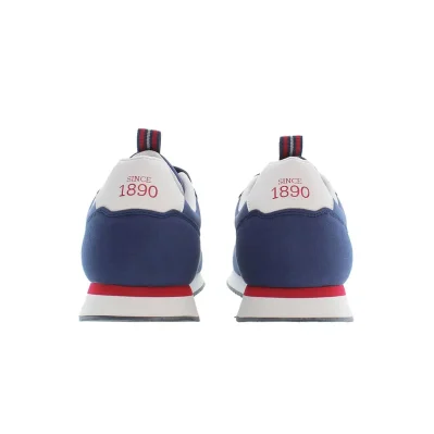 Blue Polyester Sneaker
