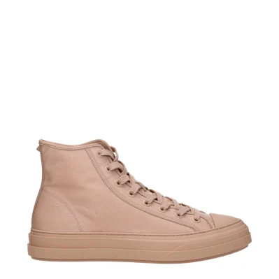 Pink Fabric High Tops