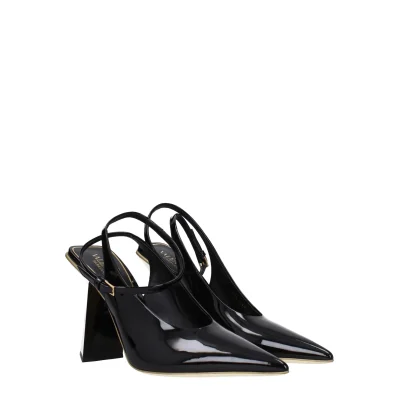 Black Leather Sandals