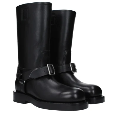 Black Leather Boots