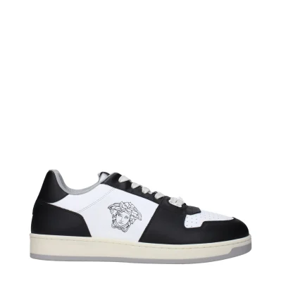 White Leather Low Tops