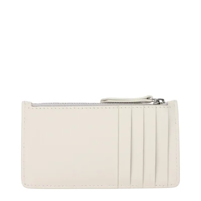Beige Leather Wallets