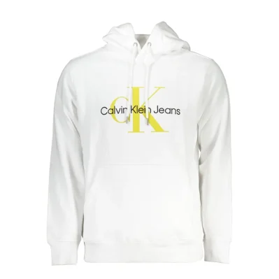 White Cotton Men Sweater