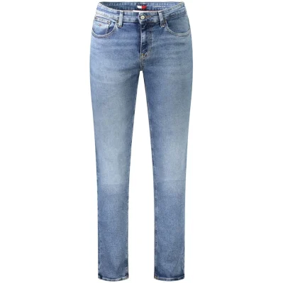 Blue Cotton Jeans Denim