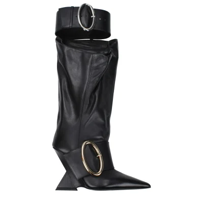 Black Leather Boots