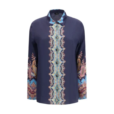 Multicolor Silk Pattern Shirt