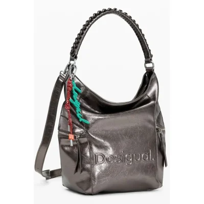 Bronze Polyethylene Women Backpack