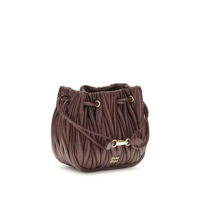 Matelassé nappa leather Pouch