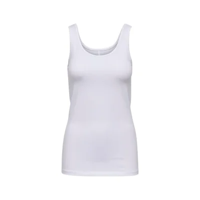 White Cotton Tank Tops