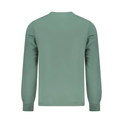Green Cotton Men T-Shirt