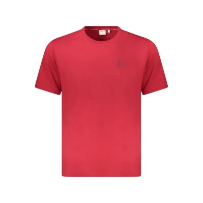 Red Cotton Men T-Shirt
