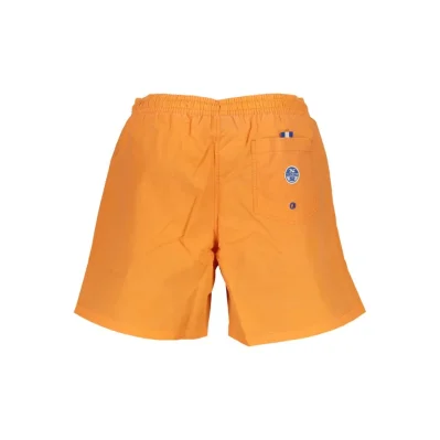 Orange Polyester Swimwear