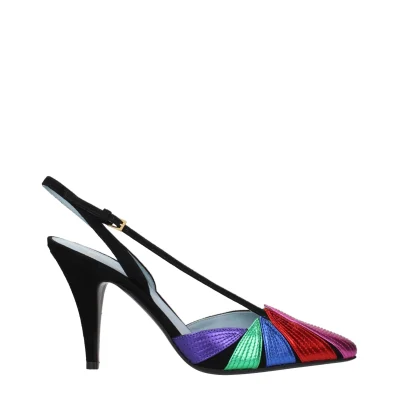 Black Leather Pumps