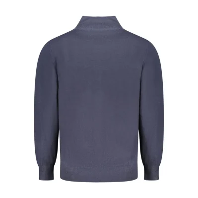 Blue Nylon Sweater